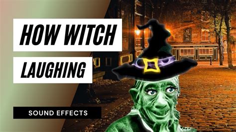 Witch laugh sound effect